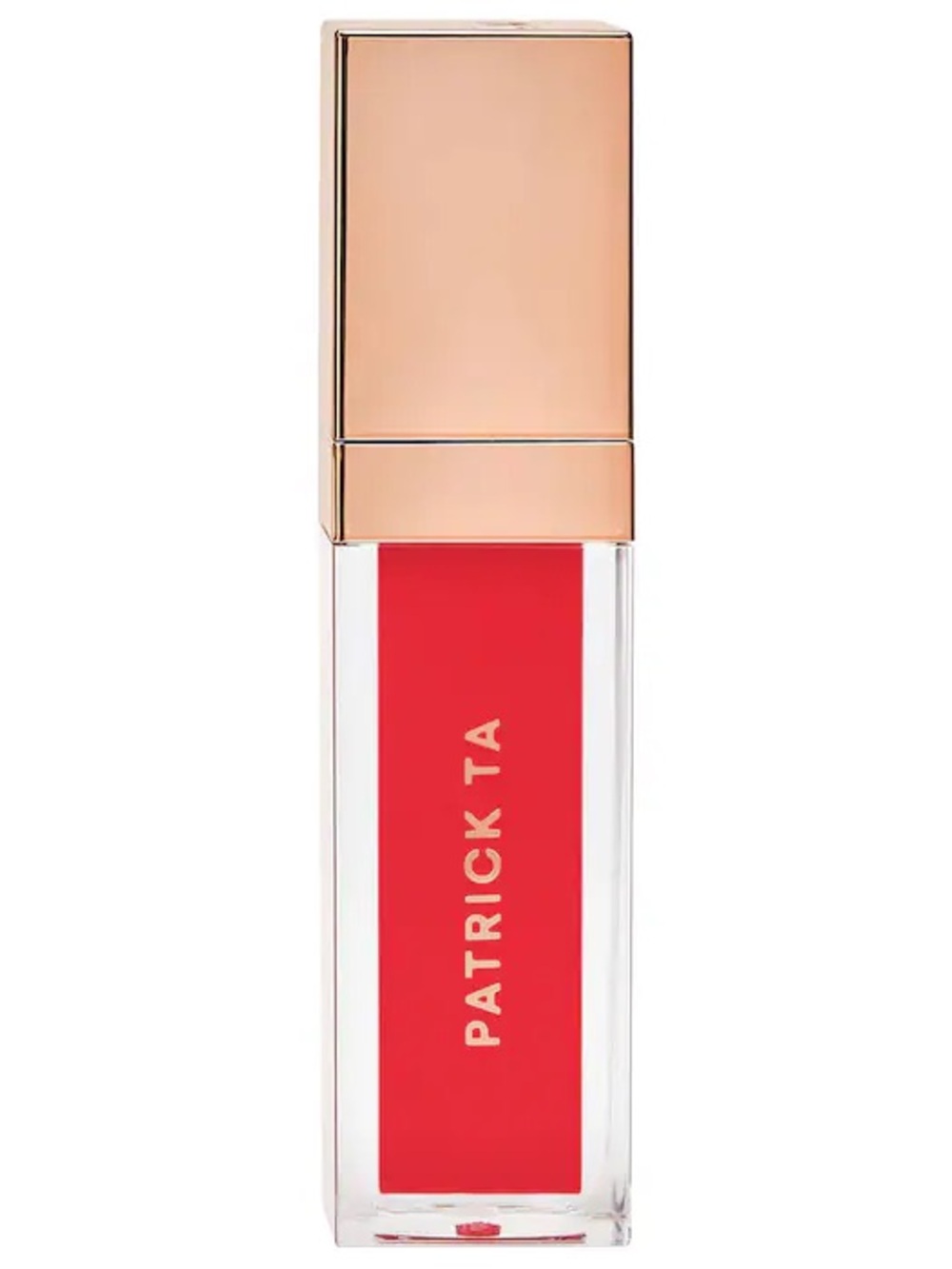 PATRICK TA Major Volume Plumping Lip Gloss Color: Full Syringe - sheer red